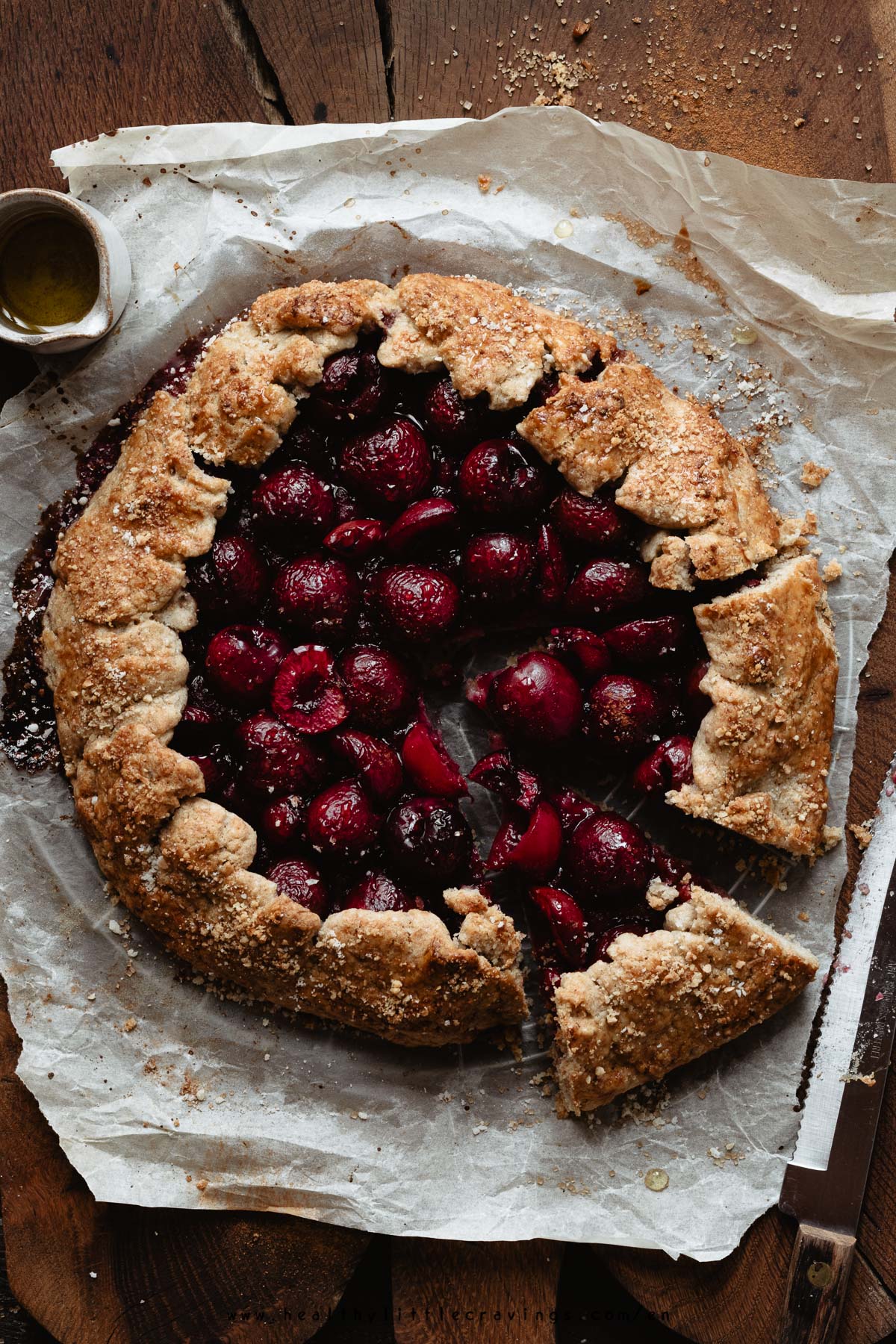 Cherry Galette With Cardamom Crust Easy 