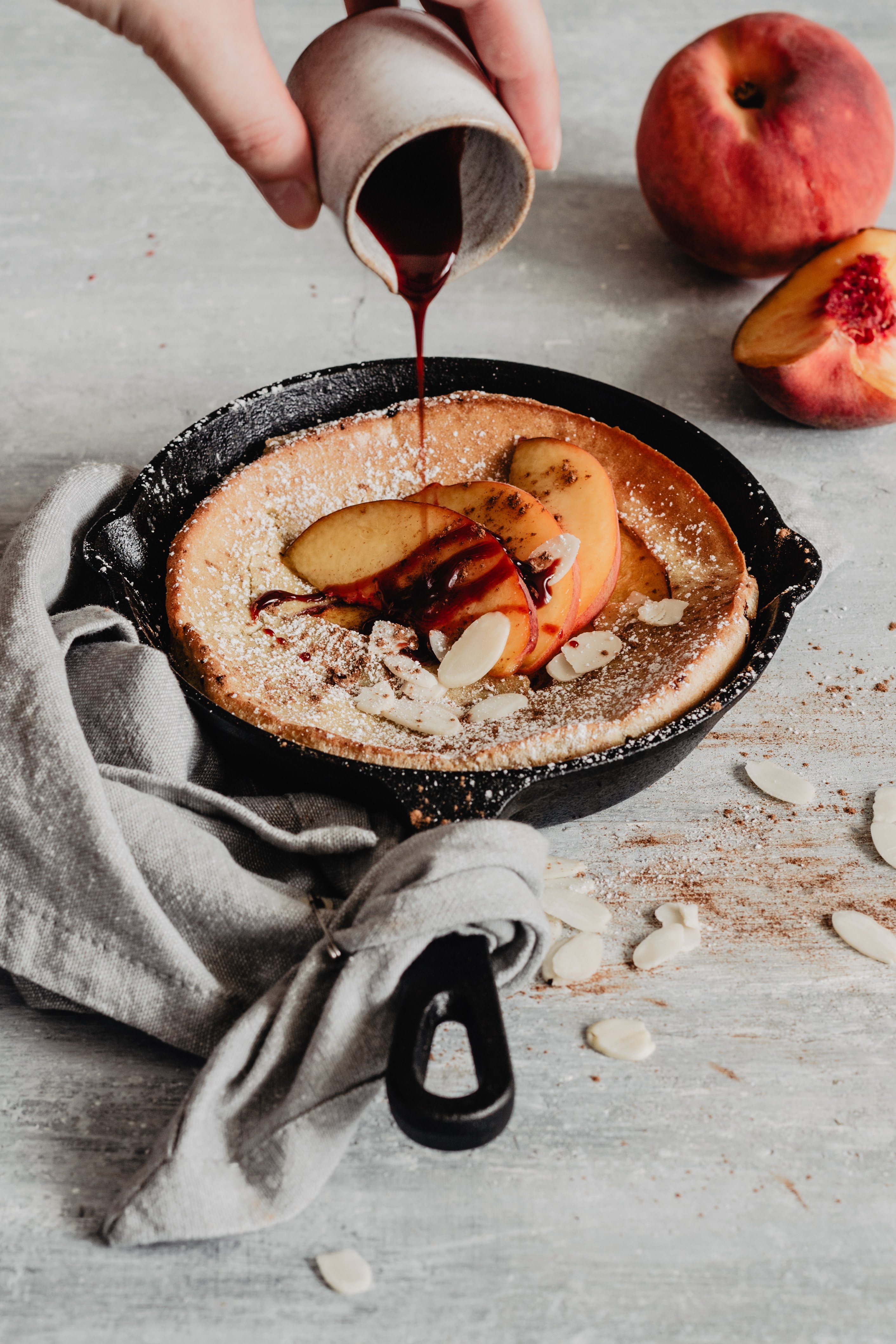 cinnamon dutch baby pancake