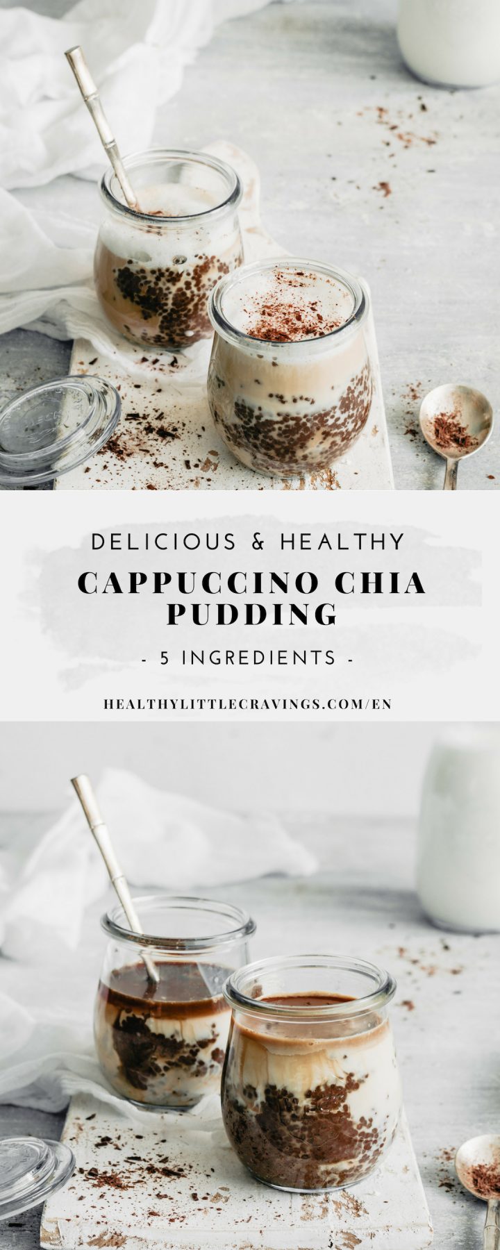 quick and easy cappuccino chia pudding