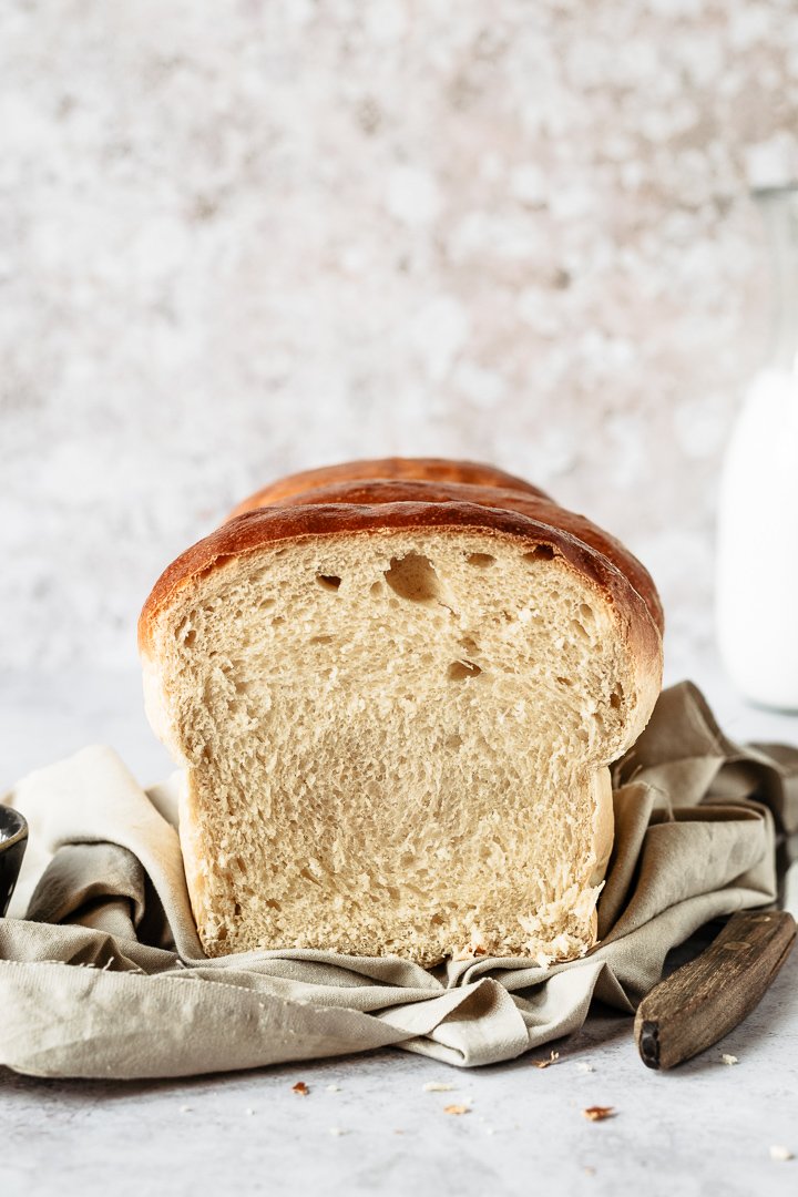 Japanese condensed milk bread recipe - the inside