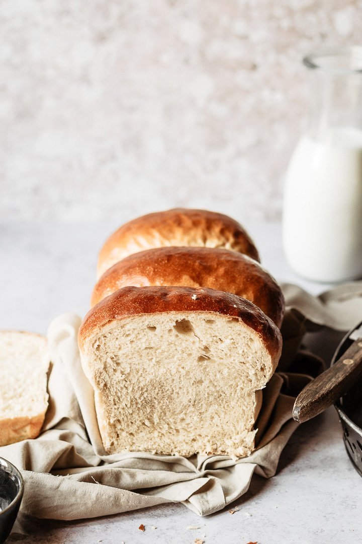 Hokkaido Milk Bread Extremely Soft Tangzhong Method