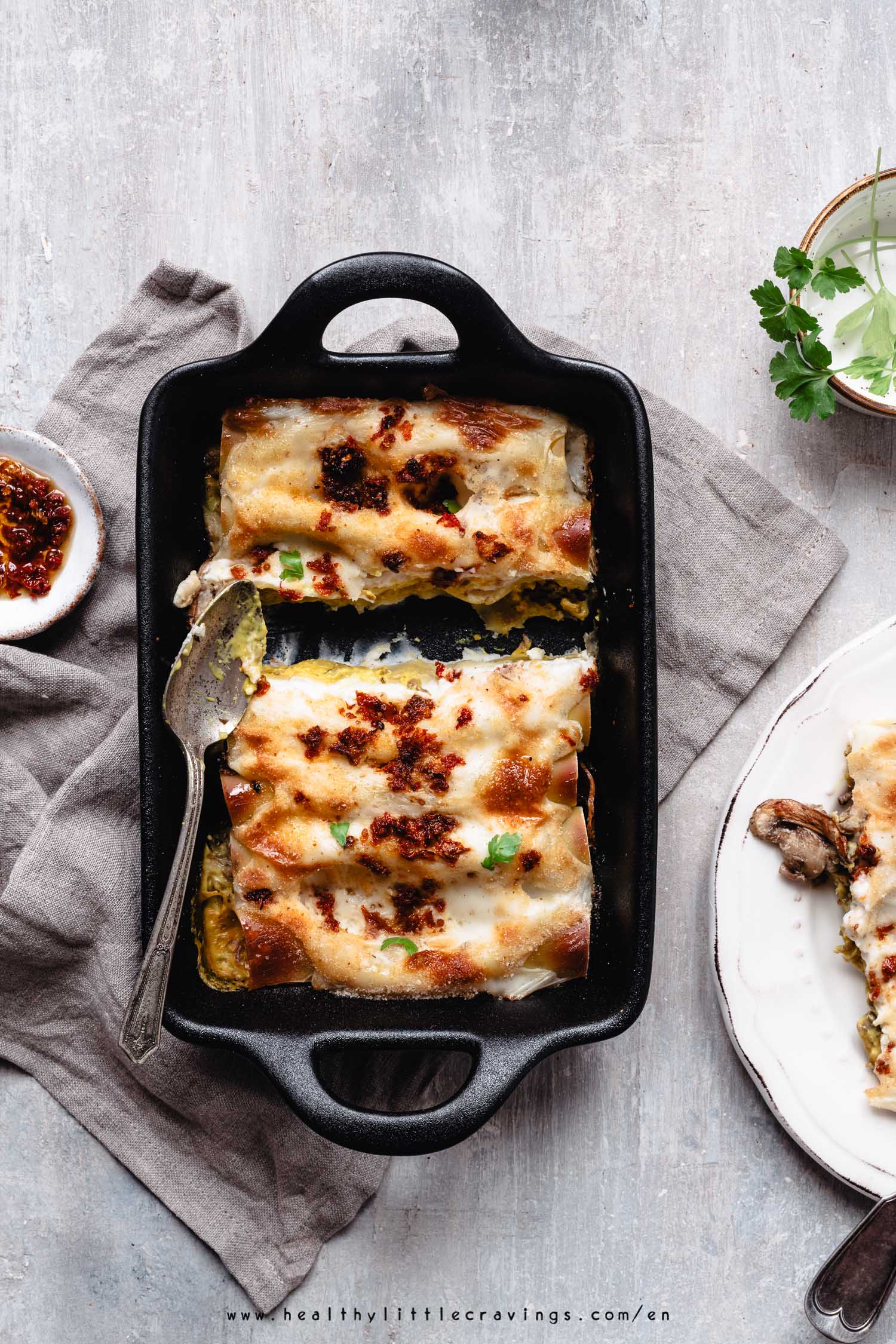 Delicious easy vegetarian cannelloni shells