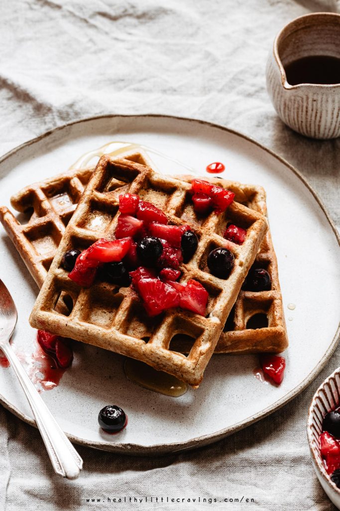 Whole wheat waffles without baking powder