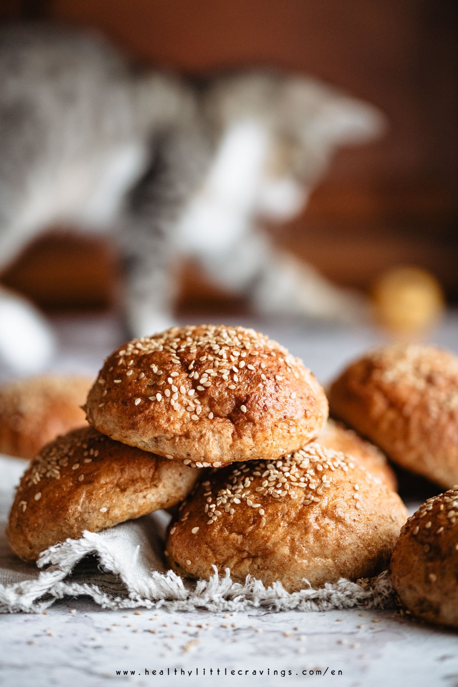 Whole wheat milk buns recipe for hamburgers