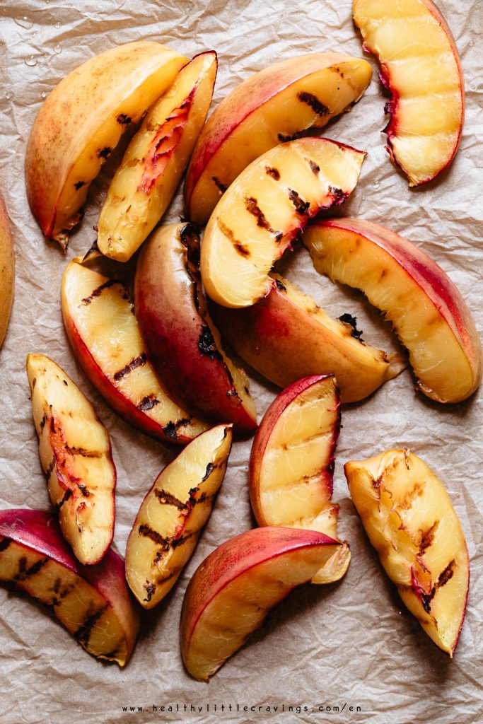 How to grill peaches on stove