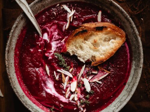 Easy Creamy Soup With Beets And Ginger