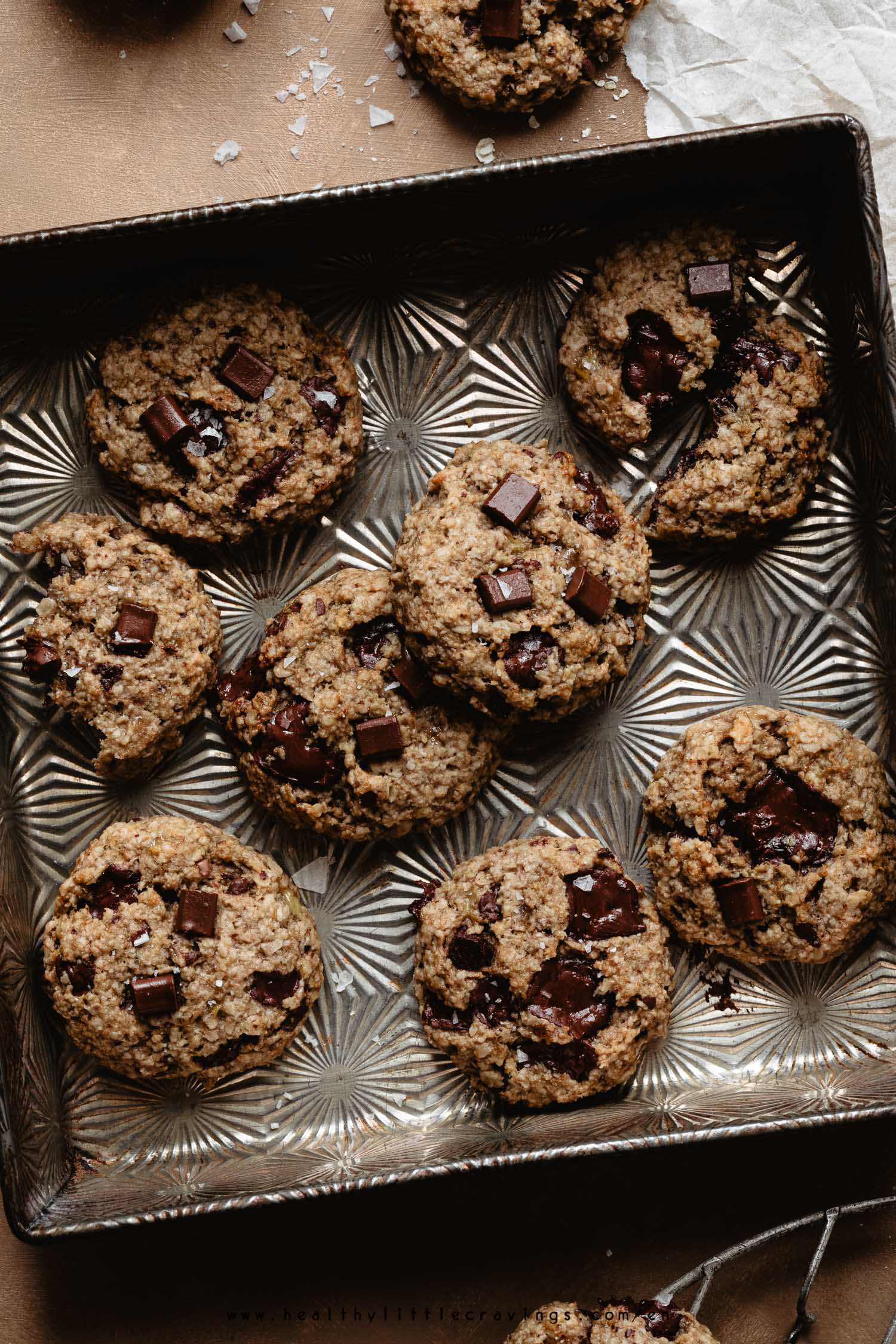 Banana Chocolate Chip Oatmeal Cookies - Your Cup of Cake