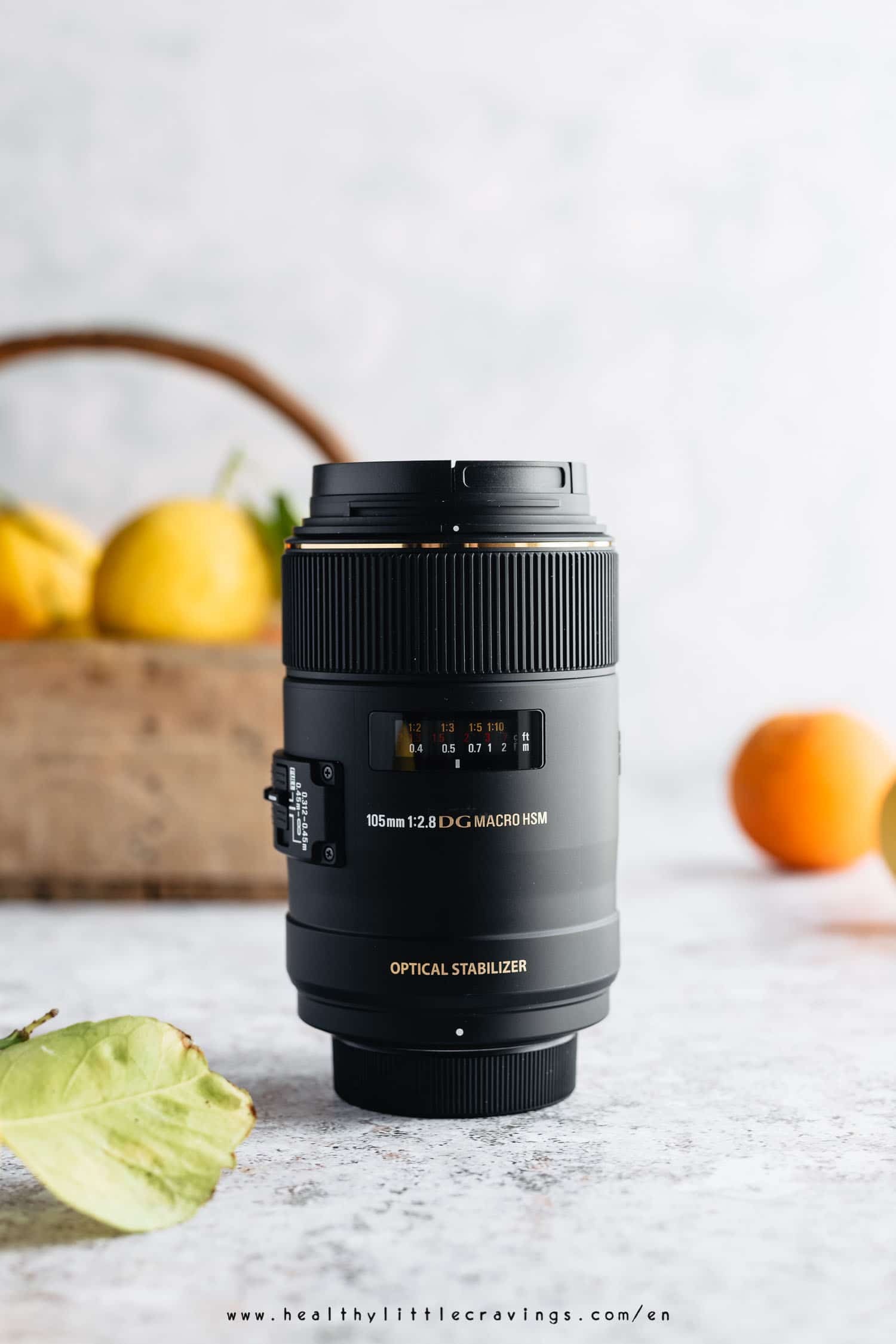 best canon food photography lens